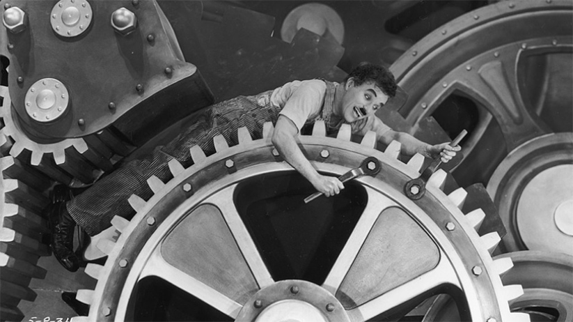 Les Temps modernes de Charlie Chaplin