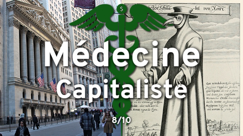 Montage Wall Street Médecin de la peste