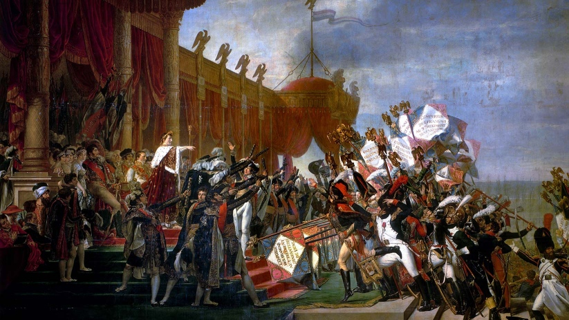 Serment de l'armée fait à l'Empereur après la distribution des aigles