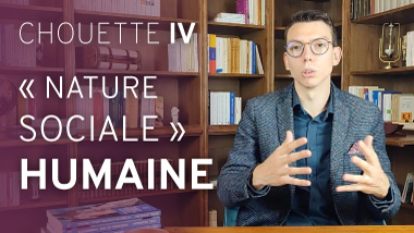 la nature sociale humaine